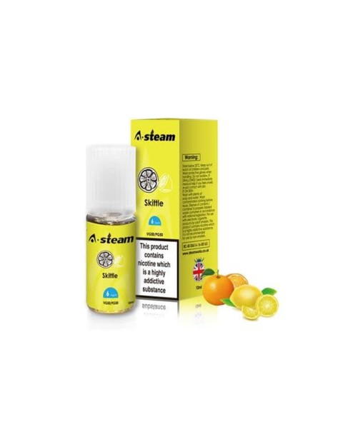 A-Steam Fruit Flavours 6MG 10ML (50VG/50PG)