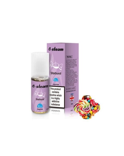 A-Steam Fruit Flavours 6MG 10ML (50VG/50PG)