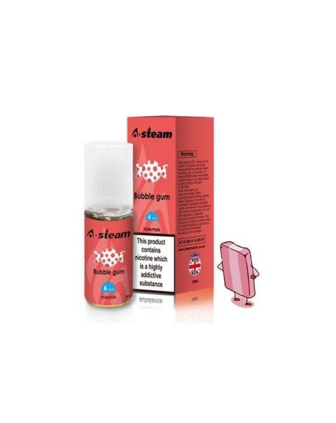 A-Steam Fruit Flavours 3MG 10ML (50VG/50PG)