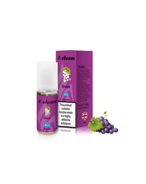 A-Steam Fruit Flavours 18MG 10ML (50VG/50PG)