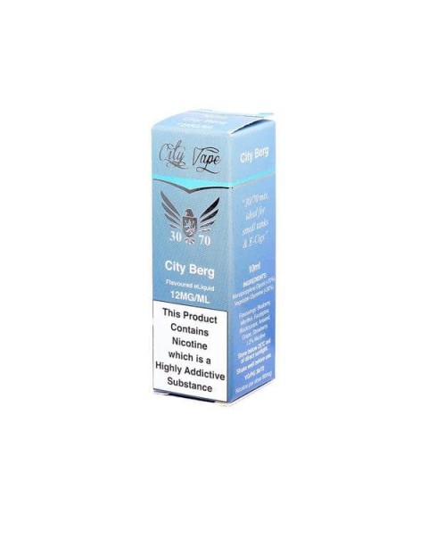 City Vape 18mg 10ml Flavoured E-liquid (30VG/70PG)