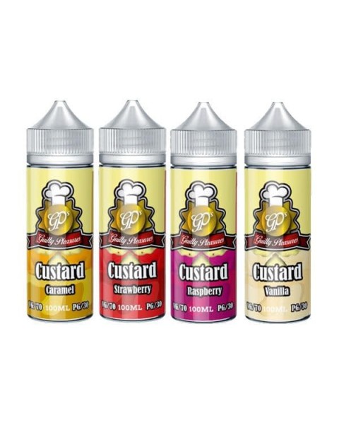 Guilty Pleasures Custard 0mg 100ml Shortfill (70VG/30PG)