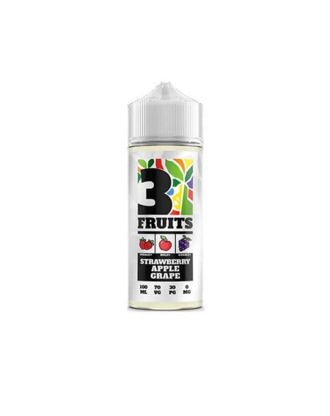 3 Fruits 100ml Shortfill 0mg (70VG/30PG)