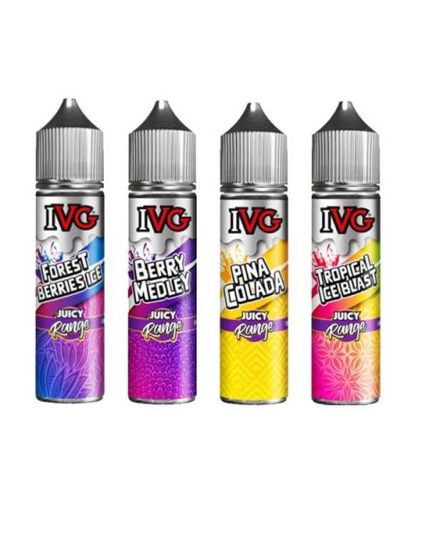 I VG Juicy Range 50ml Shortfill 0mg (70VG/30PG)