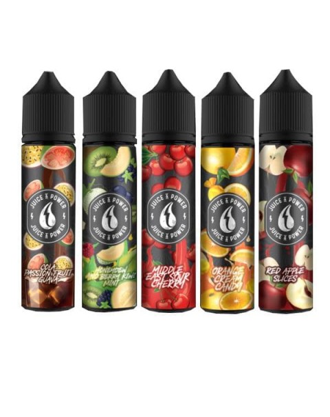 Juice N’ Power Fruit Range 50ml Shortfill 0mg (70VG/30PG)