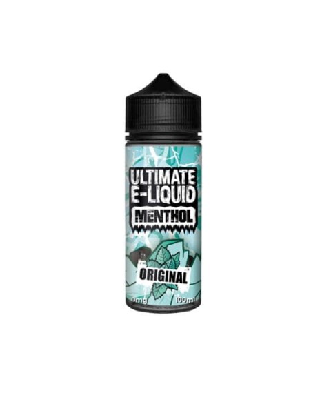 Ultimate E-liquid Menthol by Ultimate Puff 100ml Shortfill 0mg (70VG/30PG)