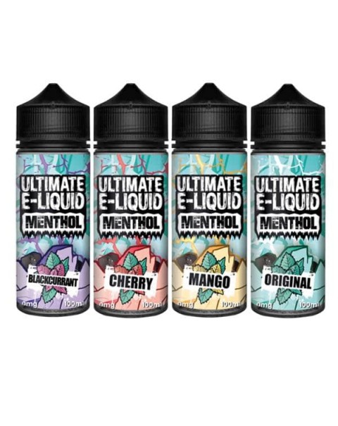 Ultimate E-liquid Menthol by Ultimate Puff 100ml Shortfill 0mg (70VG/30PG)