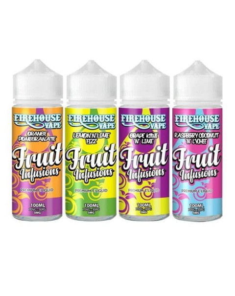 Firehouse Vape Fruit Infusions 100ml Shortfill 0mg (70VG/30PG)