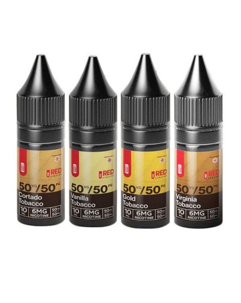 Red Tobacco 12mg 10ml E-Liquids (50VG/50PG)