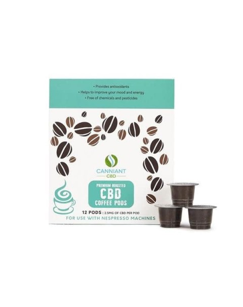 Canniant 30mg CBD Nespresso Coffee Pods – Pack of 12