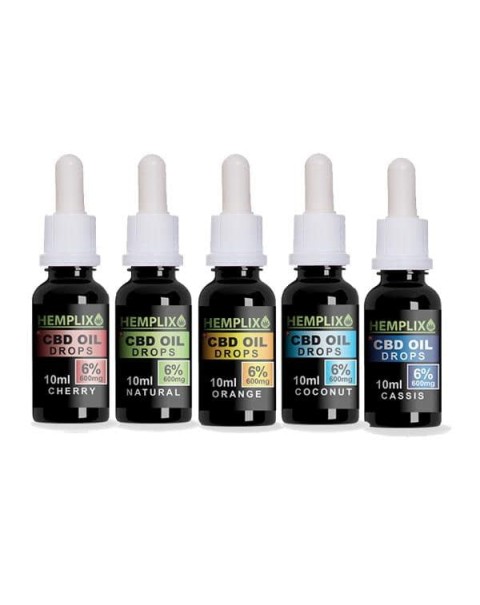 Hemplix 6% 600mg Flavoured CBD Oil 10ml