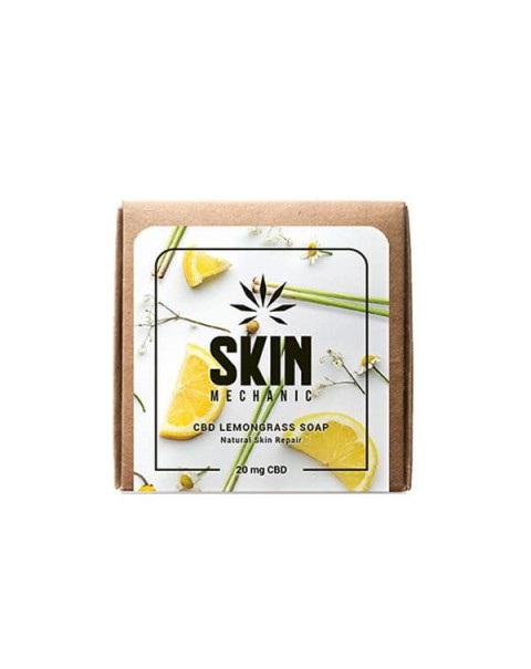 Skin Mechanic 20mg CBD Lemongrass & Ginger Soap 100g