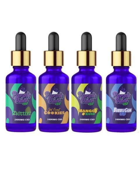 Purple Dank CBD Flavoured CBD Oil 2400mg CBD Oil 30ml