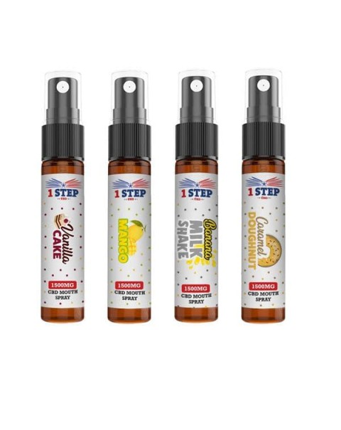 1 Step CBD 1500mg CBD Mouth Spray 10ml