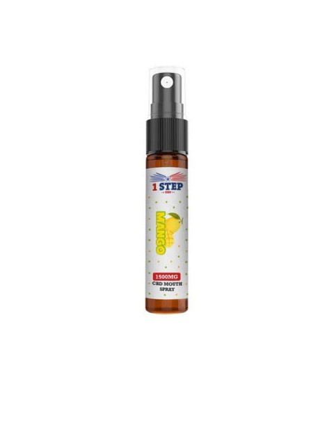 1 Step CBD 1500mg CBD Mouth Spray 10ml