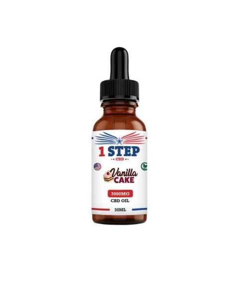 1 Step CBD 3000mg CBD Flavoured Oil 30ml