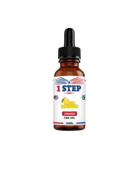 1 Step CBD 3000mg CBD Flavoured Oil 30ml