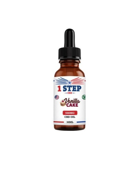 1 Step CBD 500mg CBD Flavoured Oil 30ml