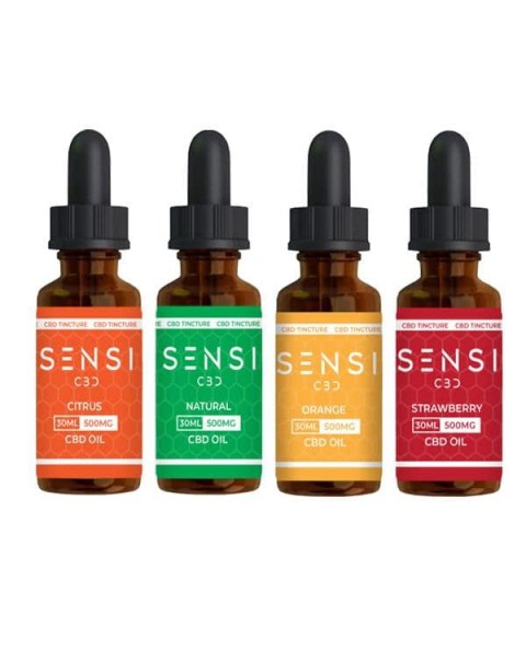 Sensi CBD 500mg CBD Broad-Spectrum Tinture Oil 30ml