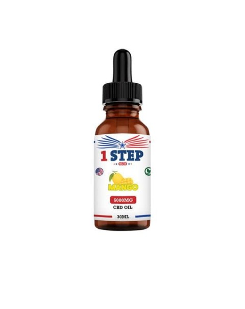 1 Step CBD 6000mg CBD Flavoured Oil 30ml