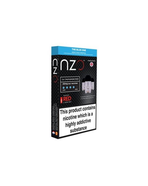 NZO 20mg Salt Cartridges with Red Liquids Nic Salt (50VG/50PG)