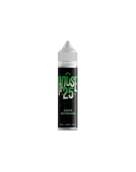 House 25 0mg 50ml Shortfill E-liquid (70VG/30PG)