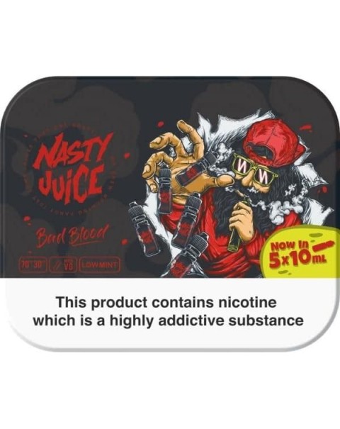 Nasty Juice 3mg 5x10ml Multipack (70VG/30PG)