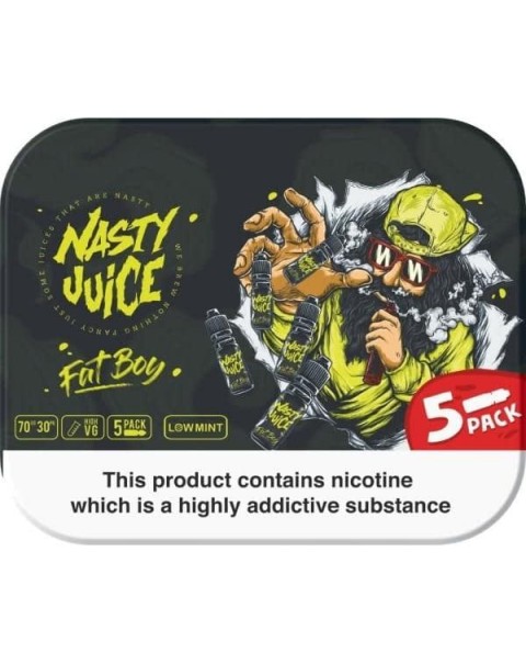 Nasty Juice 3mg 5x10ml Multipack (70VG/30PG)