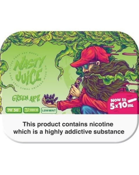 Nasty Juice 3mg 5x10ml Multipack (70VG/30PG)