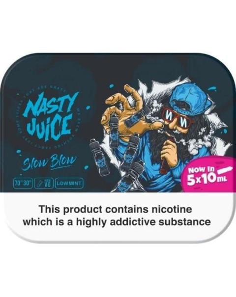 Nasty Juice 3mg 5x10ml Multipack (70VG/30PG)