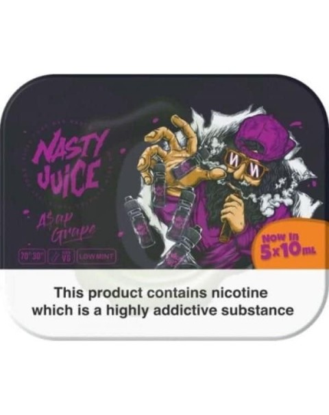 Nasty Juice 3mg 5x10ml Multipack (70VG/30PG)