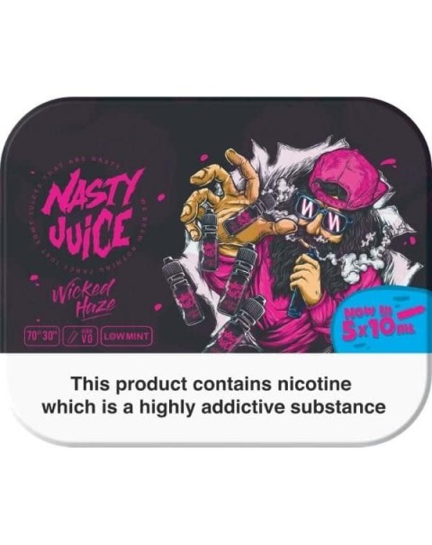 Nasty Juice 3mg 5x10ml Multipack (70VG/30PG)