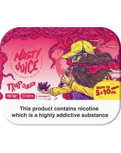 Nasty Juice 3mg 5x10ml Multipack (70VG/30PG)