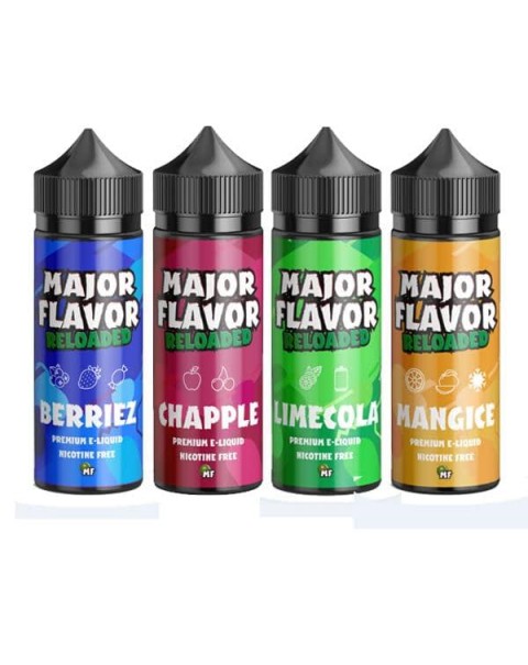 Major Flavor Reloaded 100ml Shortfill 0mg (70VG/30PG)