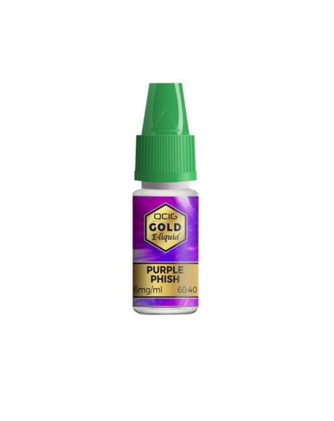 QCig Gold E-Liquids 10ml 18mg (60VG/40PG)