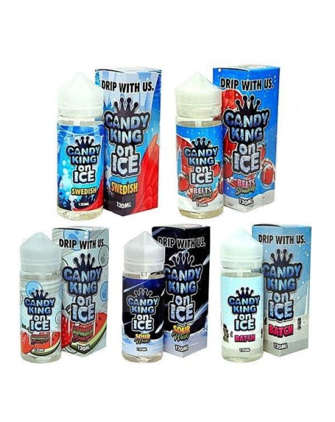 Candy King on ICE 0mg 120ml Shortfill (70VG/30PG)