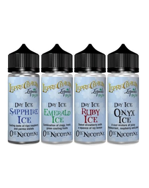 Leprechaun Dry Ice 120ml (100ml Shortfill + 2 x 10ml Nic Shots) (70VG/30PG)