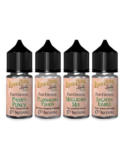 Leprechaun Fruit Cocktail 30ml (20ml Shortfill + 1 x 10ml Nic Shots) (70VG/30PG)