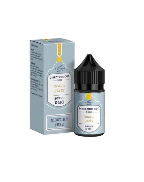 Directors Cut 30ml E-Liquid 0mg (80VG/20PG)