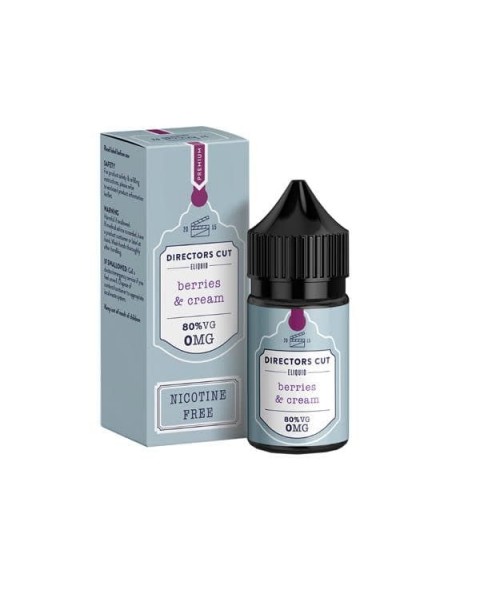 Directors Cut 30ml E-Liquid 0mg (80VG/20PG)