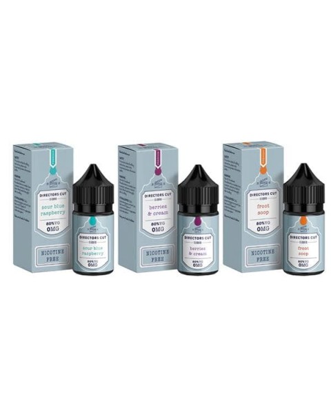 Directors Cut 30ml E-Liquid 0mg (80VG/20PG)