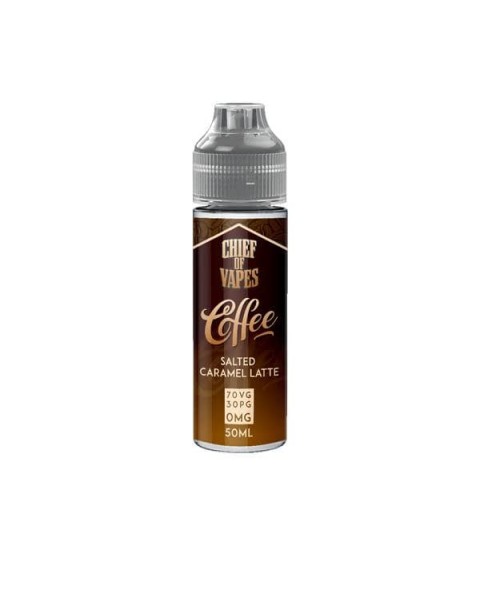 Chief of Vapes Coffee Range 50ml Shortfill 0mg (70VG/30PG)