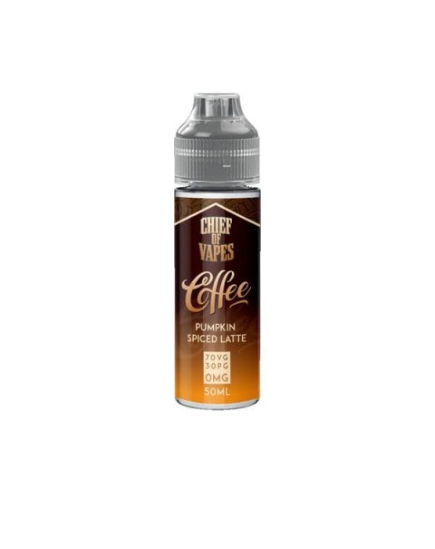 Chief of Vapes Coffee Range 50ml Shortfill 0mg (70VG/30PG)