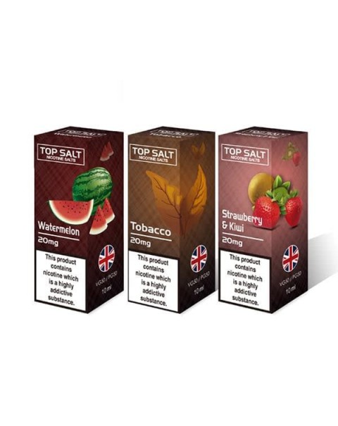 10mg Top Salt Fruit Flavour Nic Salts by A-Steam 10ml (50VG/50PG)