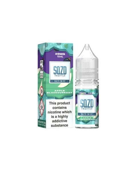 20mg Sqzd On Ice 10ml Nic Salts (50VG/50PG)