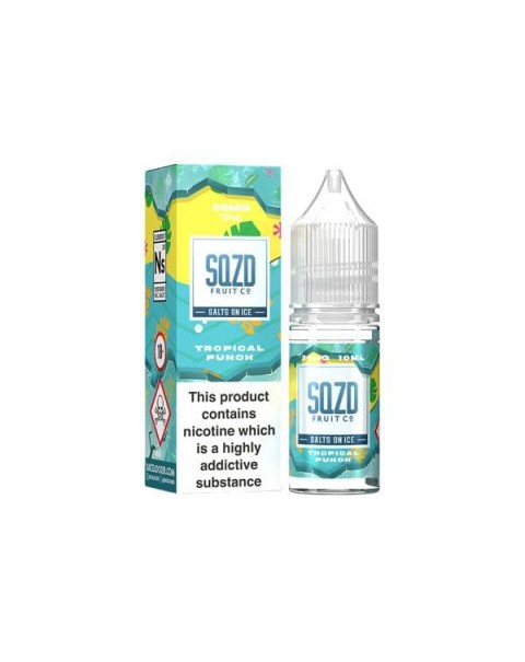 20mg Sqzd On Ice 10ml Nic Salts (50VG/50PG)