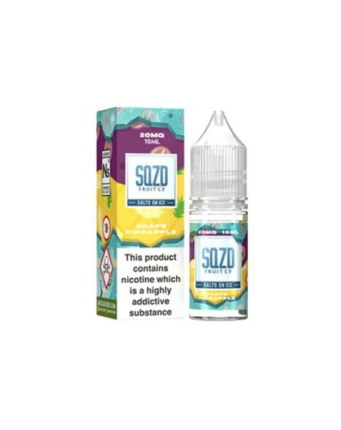 20mg Sqzd On Ice 10ml Nic Salts (50VG/50PG)