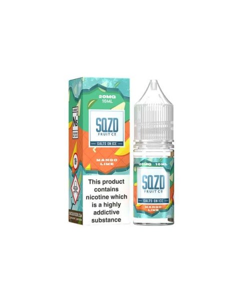 20mg Sqzd On Ice 10ml Nic Salts (50VG/50PG)