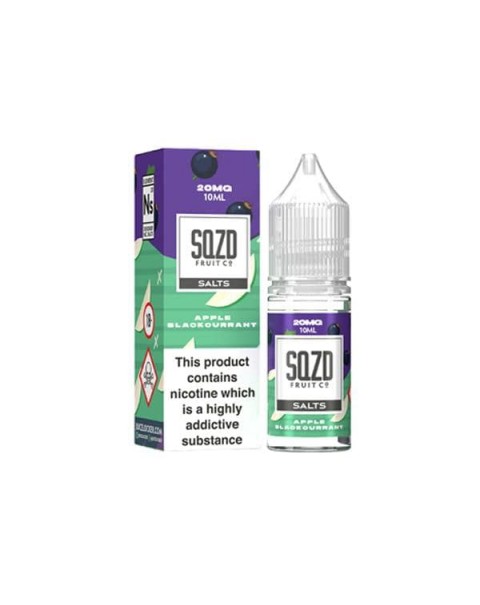 20mg Sqzd Flavoured Nic Salts 10ml (50VG/50PG)