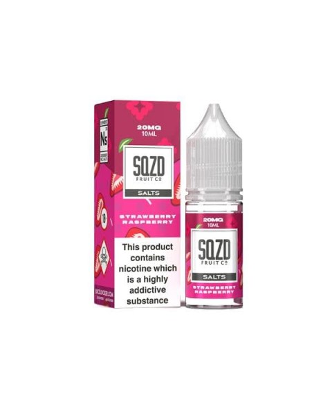 20mg Sqzd Flavoured Nic Salts 10ml (50VG/50PG)